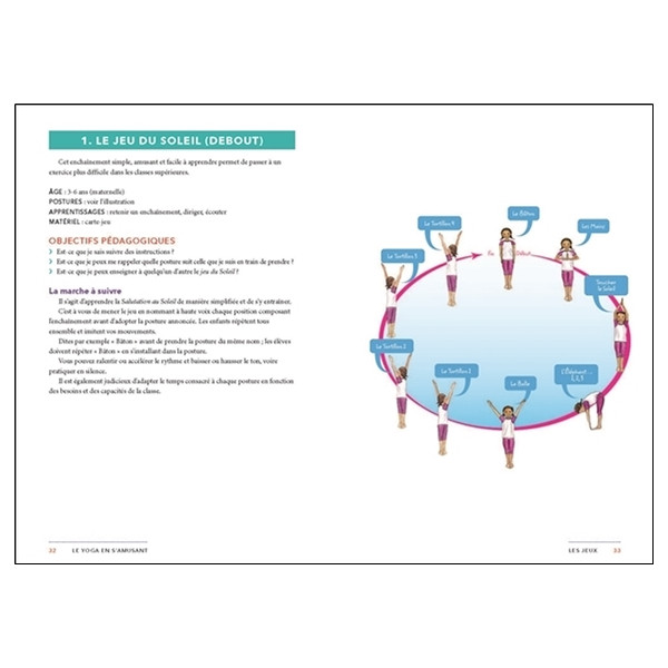 Le yoga en s'amusant - 52 séances ludiques en famille ou à l'école