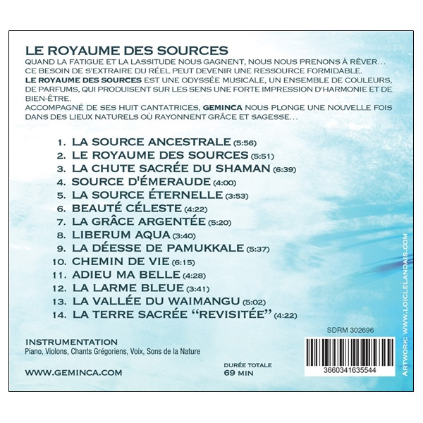 Le Royaume des Sources - CD