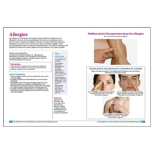 Acupression avec les huiles essentielles - Le guide visuel pour soulager 64 maux et maladies