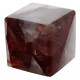 Cube Hématoïde Rouge - 3,5 cm