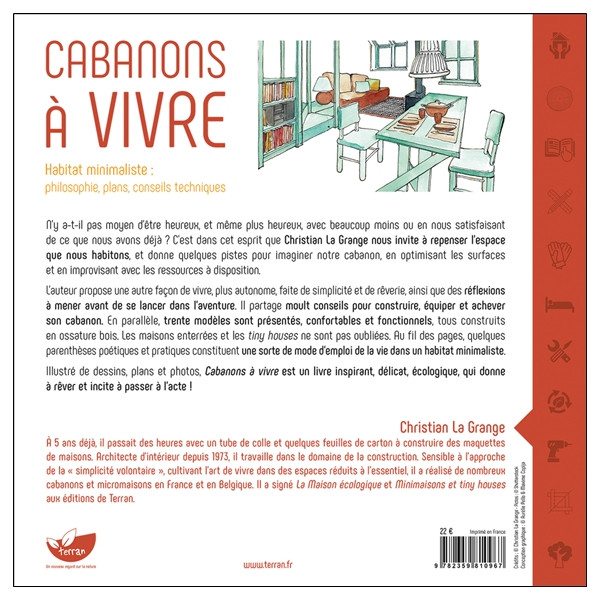 Cabanons à vivre - Habitat minimaliste : philosophie, plans, conseils techniques