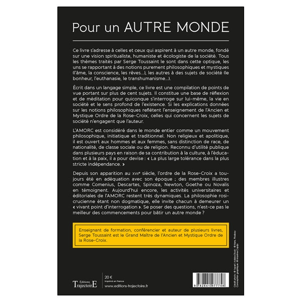 Pour un autre monde - Spiritualité - Humanisme - Ecologie