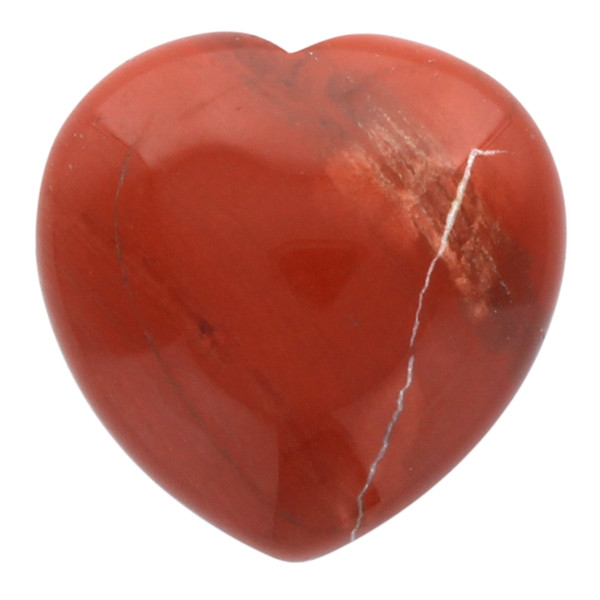 Coeur Jaspe Rouge - 4,5 cm