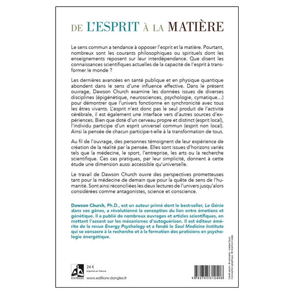 De l'esprit à la matière - Comment les pensées se matérialisent