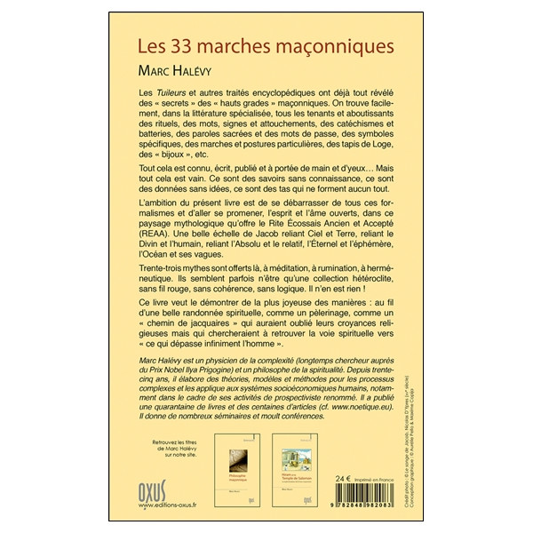 Les 33 marches maçonniques - Une Echelle de Jacob