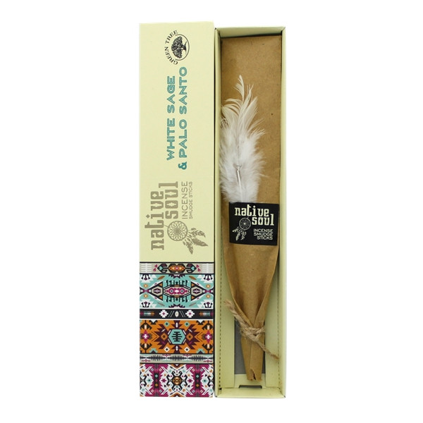 Encens Green Tree Native Soul Sauge Blanche & Palo Santo - 15 grs