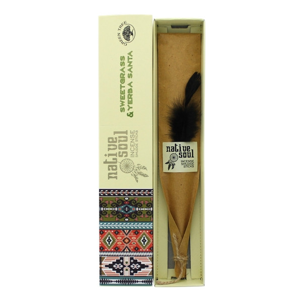 Encens Green Tree Native Soul Foin d'odeur & Yerba Santa - 15 grs