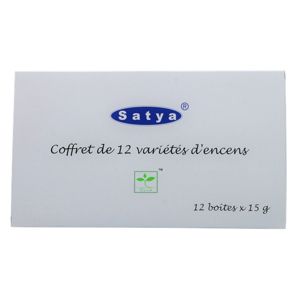 Assortiment Encens Satya 12 Fragrances