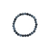 Bracelet Obsidienne mouchetée Perles rondes 6 mm Mates