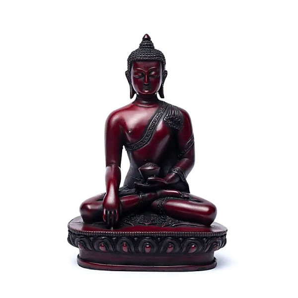 Bouddha Shakyamuni rouge -- 21cm