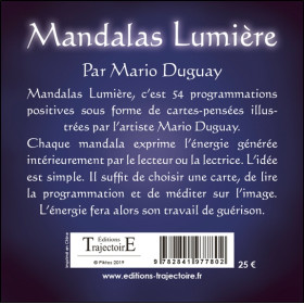 Mandalas Lumière - 54 programmations positives