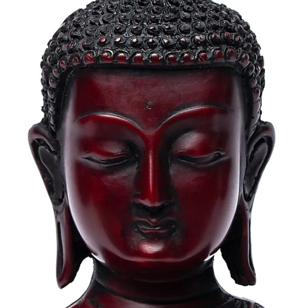 Bouddha Shakyamuni rouge -- 21cm