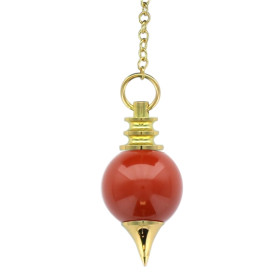 Pendule Sephoroton en Jaspe Rouge