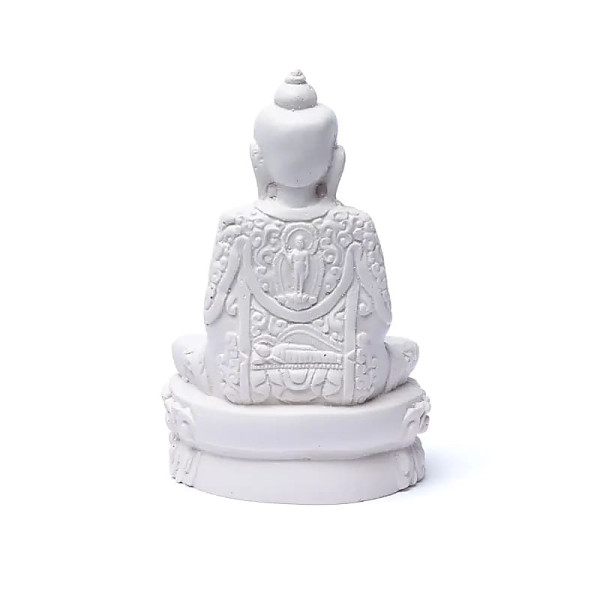Amithaba Bouddha blanc -- 13cm