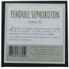 Pendule Sephoroton en Sodalite