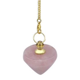 Pendule Toupie en Quartz Rose