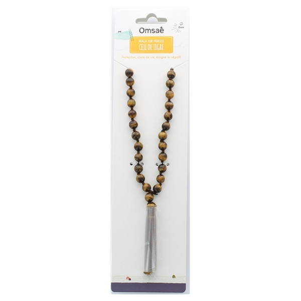 Mala en Oeil de Tigre 108 perles