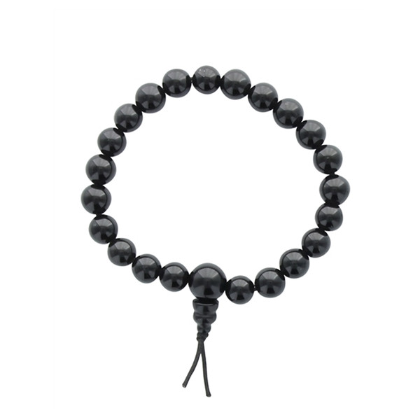 Bracelet Mala - Obsidienne noire