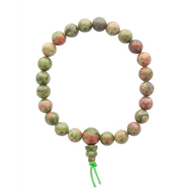 Bracelet Mala - Unakite
