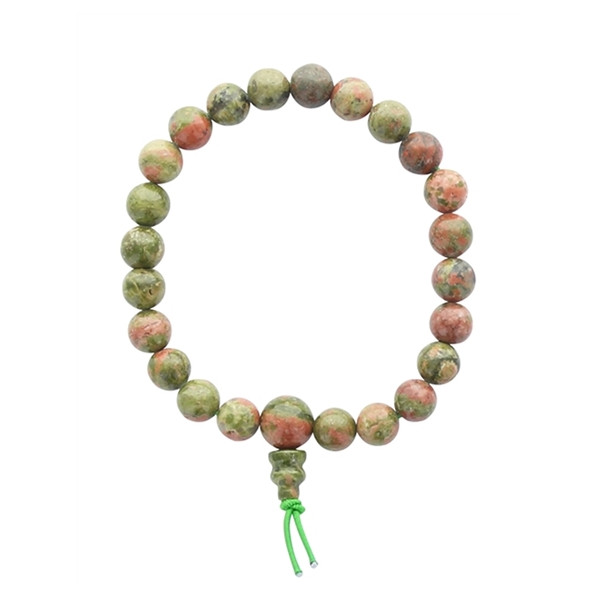 Bracelet Mala - Unakite