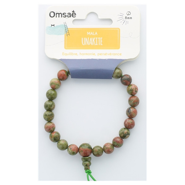Bracelet Mala - Unakite