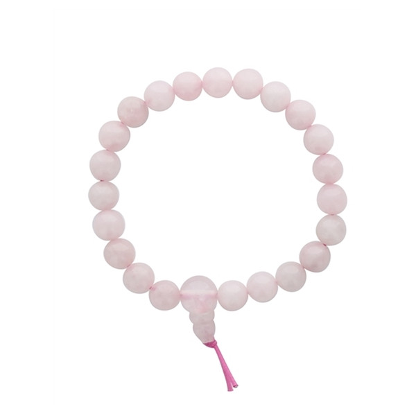 Bracelet Mala - Quartz rose