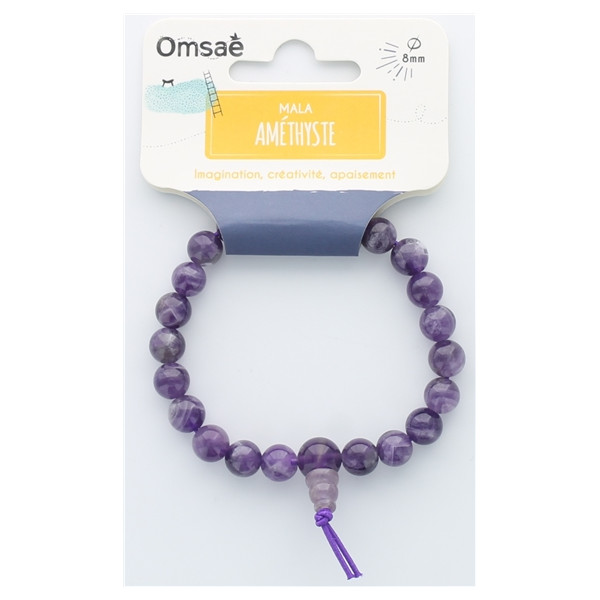 Bracelet Mala - Améthyste