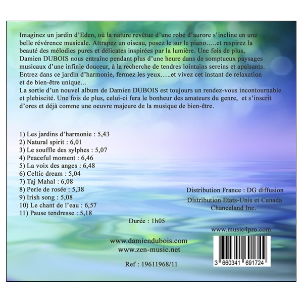 Les jardins d'harmonie - CD