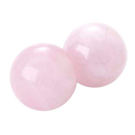 Boules de Relaxation Chinoises en Quartz Rose