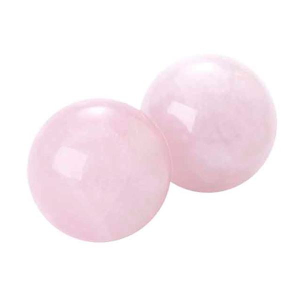 Boules de Relaxation Chinoises en Quartz Rose