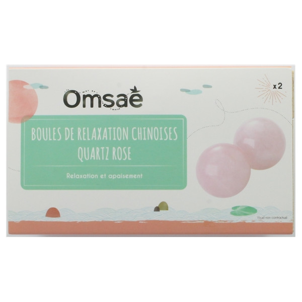 Boules de Relaxation Chinoises en Quartz Rose