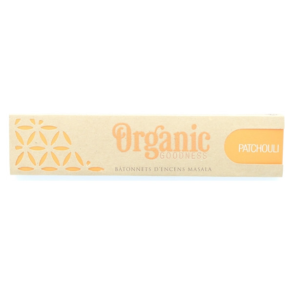 Encens Bâton Organic Patchouli 15 grs