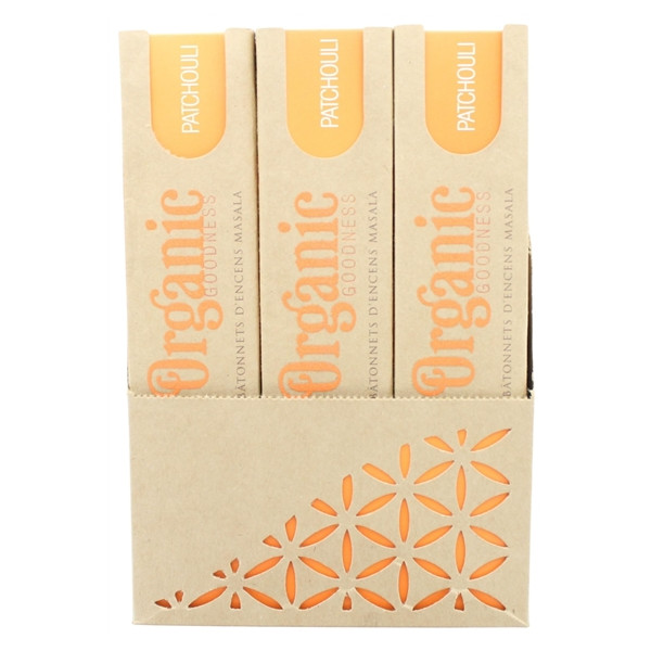 Encens Bâton Organic Patchouli 15 grs