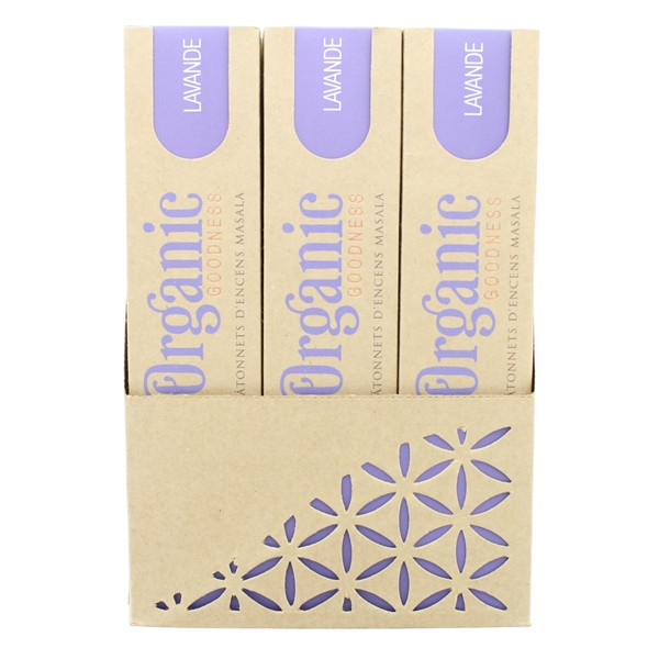 Encens Bâton Organic Lavande 15 grs