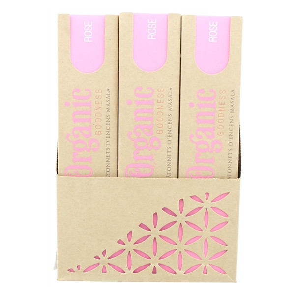 Encens Bâton Organic Rose 15 grs