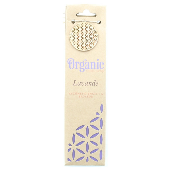 Encens Cône Organic Lavande 41 grs