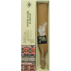 Encens Green Tree Native Soul Sauge Blanche & Cèdre - 15 grs
