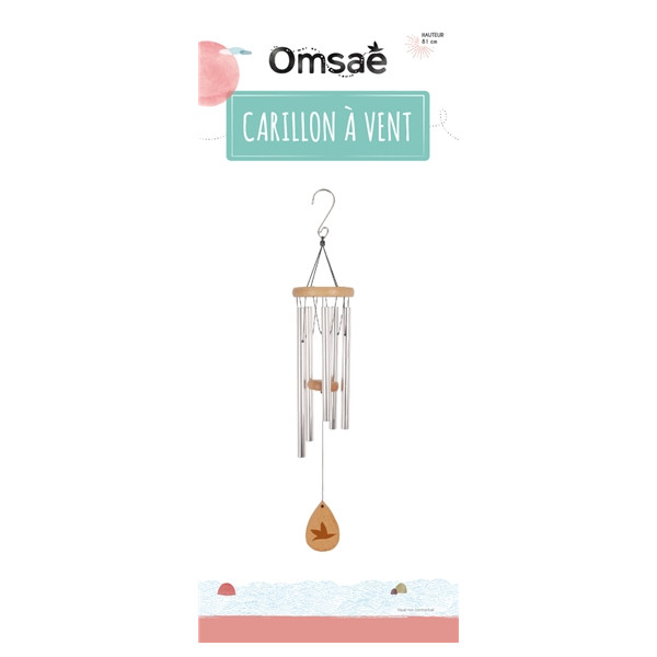 Carillon à vent Oiseau 81 cm