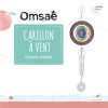 Carillon à vent Cosmo Spinner Mandala 56 cm