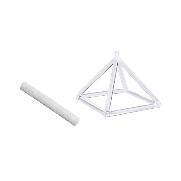 Pyramide Chantante en Cristal 10 cm