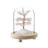 Arbre du Bonheur sous cloche Cristal de Roche
