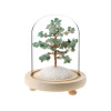 Arbre du Bonheur sous cloche Aventurine Verte