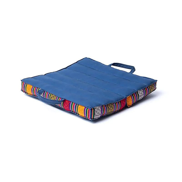 Coussin de voyage de méditation pliable -- 43x43x3,5cm