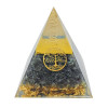 Pyramide Orgonite Labradorite Arbre de vie