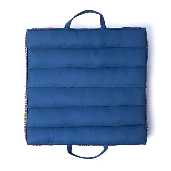 Coussin de voyage de méditation pliable -- 43x43x3,5cm