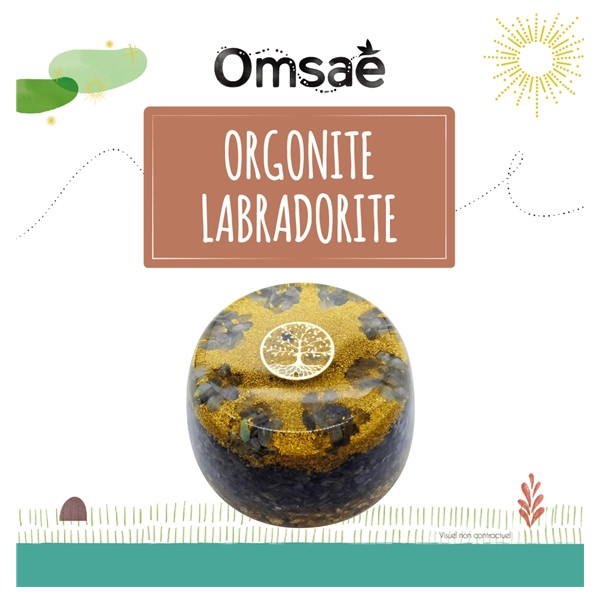 Tower Buster Orgonite Labradorite Arbre de vie