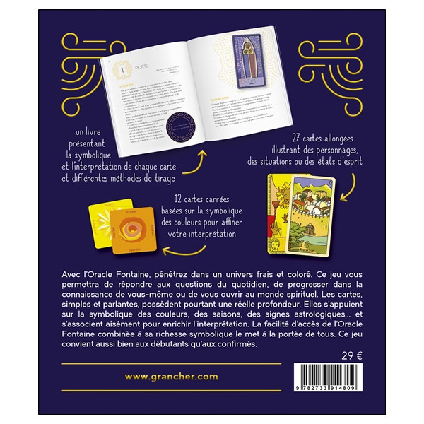 L'Oracle Fontaine - Le livre & le jeu de 39 cartes - Coffret