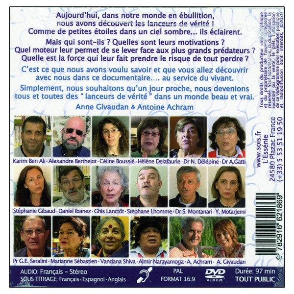 Le Courage au service du Vivant - DVD