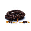 Mala Rudraksha 108 grains poliee -- 1.0 cm