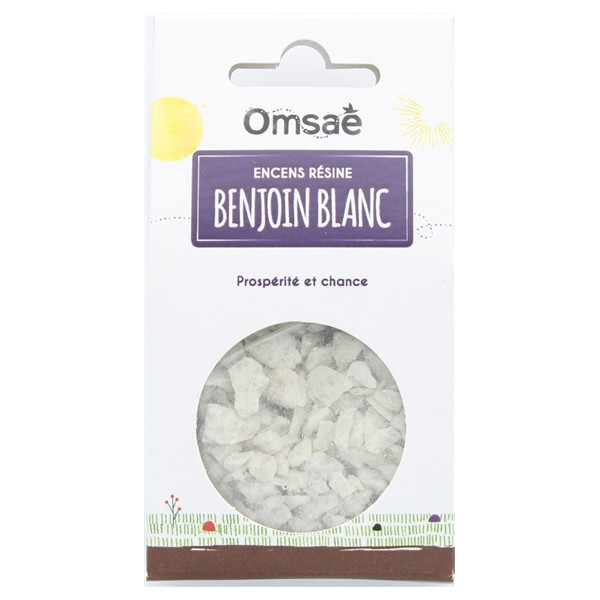 Encens résine en morceaux Benjoin blanc 50 g